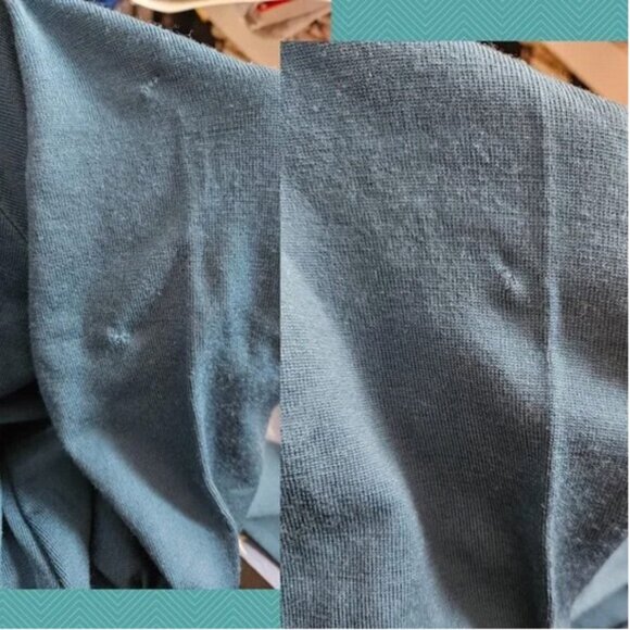 Icebreaker 260 Bodyfit Blue 100% Merino Wool Half Zip - Picture 3 of 5